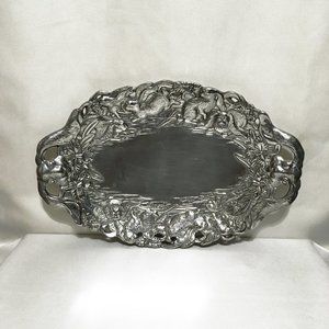 (RARE) Vintage Arthur Court Oval Bunny Rabbit Serving Platter Tray